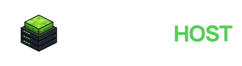 Logo MinecraftHost pre tmavé pozadie